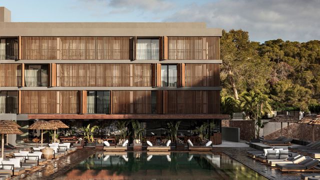 Boho Hotel mit Pool