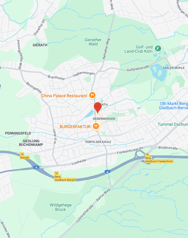 Route zum Reisebüro shakebox